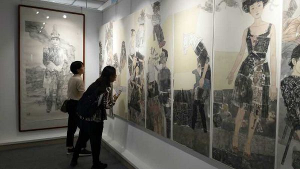 国家艺术基金——国家美术发展专题杨晓阳中国画创研班结业作品展开幕(图3)