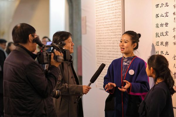 “小手墨迹师生展：新时代文艺复兴的中国力量”成功开幕(图5)