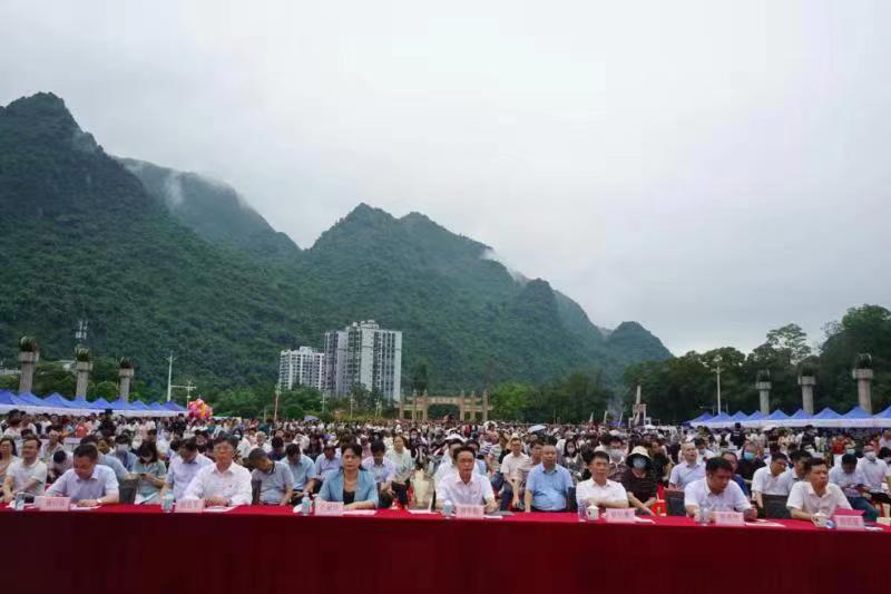 广西党旗领航·乡村旅游嘉年华暨文化旅游助乡村振兴推进会现场观摩在长乐宫举行(图2)