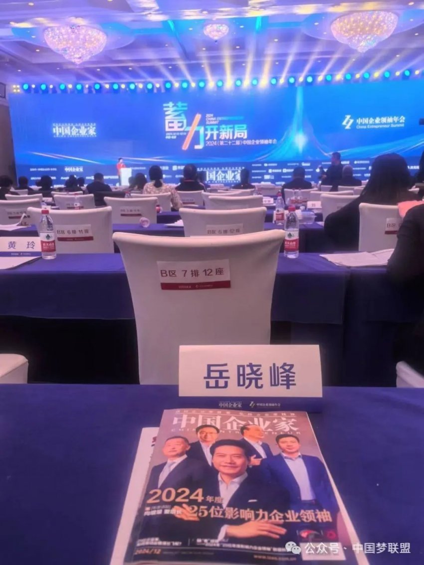 中国梦联盟发起人岳晓峰受邀出席2024（第二十二届）中国企业领袖年会(图17)